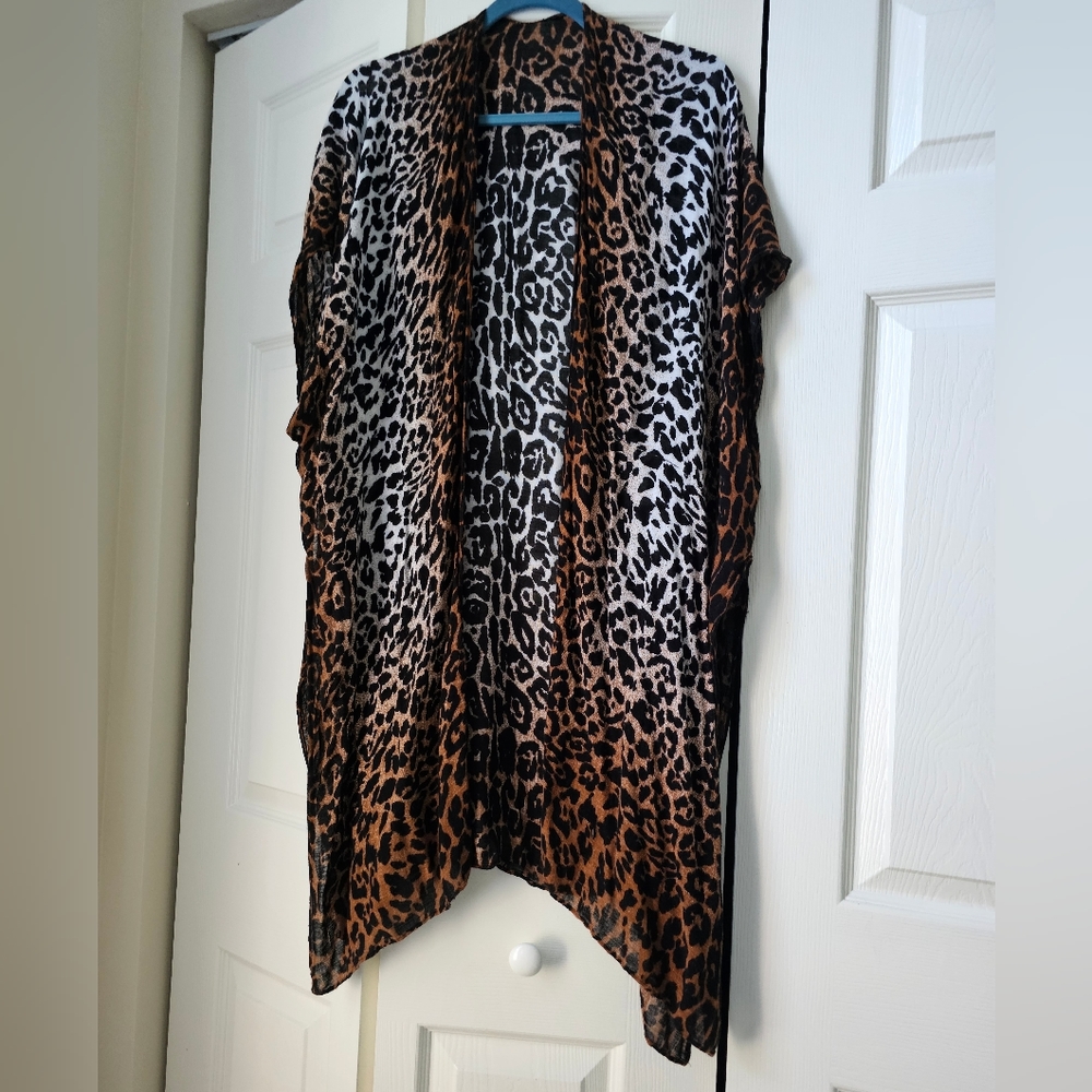 Cheeta Print Beach Cover-up